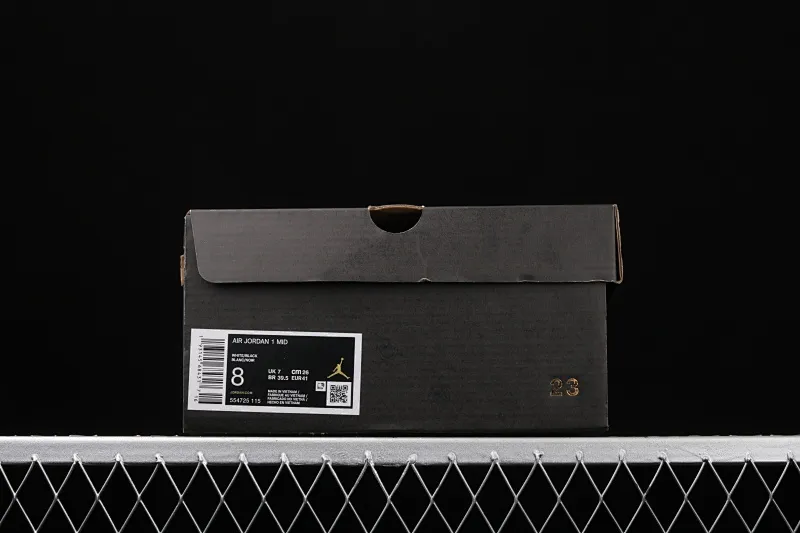 All categories Air Jordan Jordan series basketball shoes Air Jordan 1 Mid Air Jordan 1 Mid AJ1 Joe 1 splash gray China series basketball shoes 554725-115